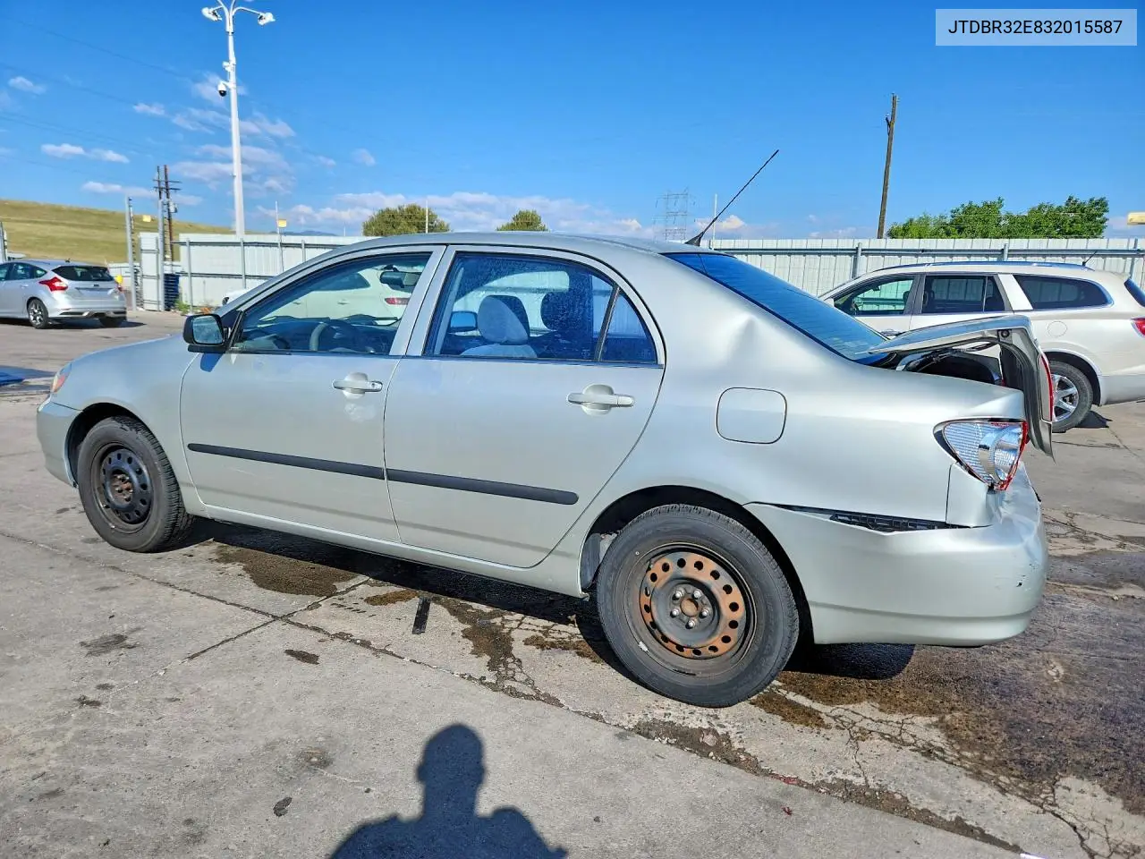 2003 Toyota Corolla Ce VIN: JTDBR32E832015587 Lot: 57396606
