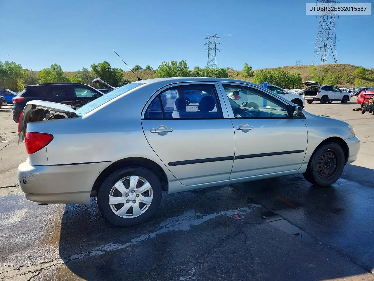 2003 Toyota Corolla Ce VIN: JTDBR32E832015587 Lot: 57396606