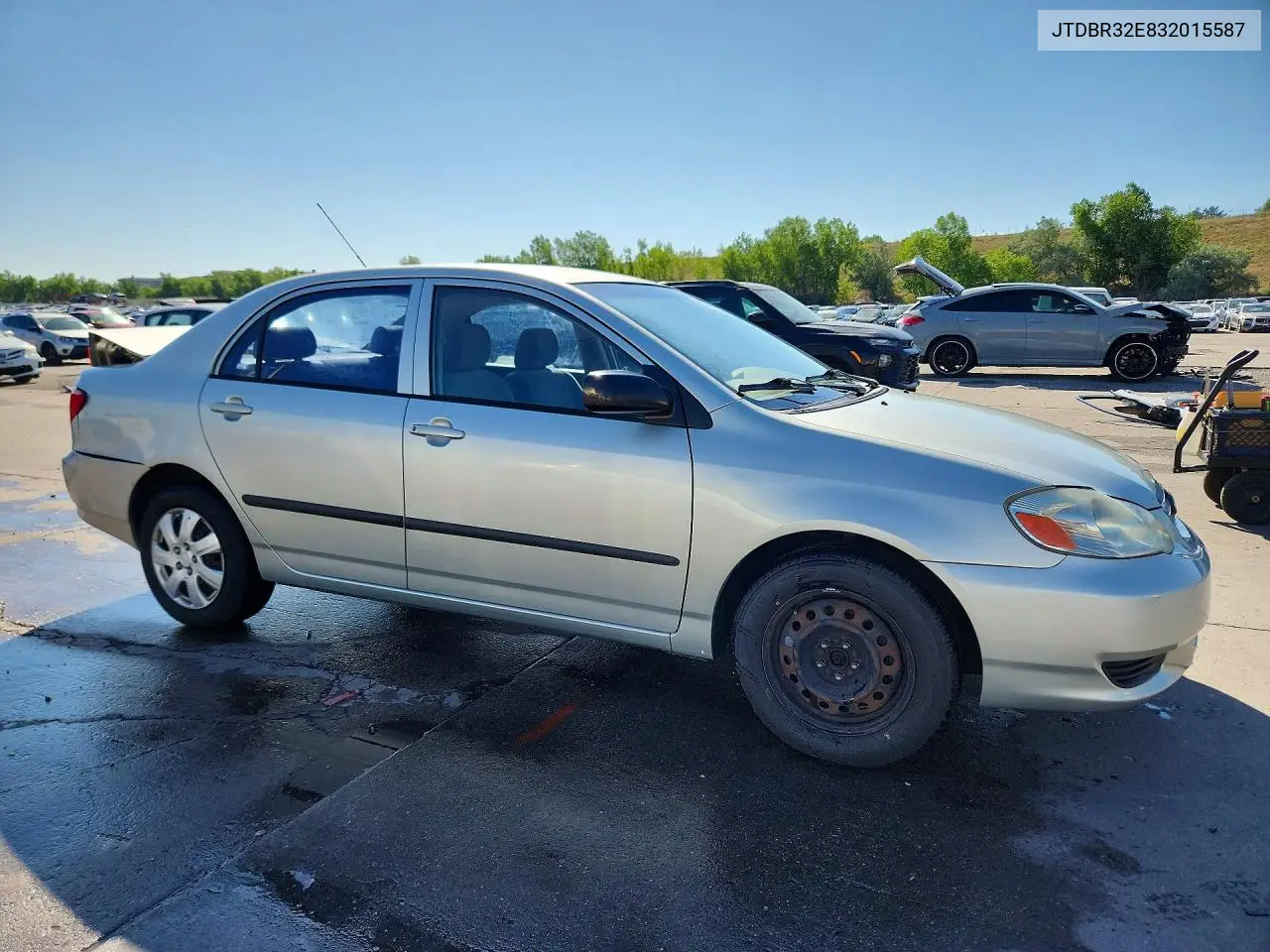 2003 Toyota Corolla Ce VIN: JTDBR32E832015587 Lot: 57396606