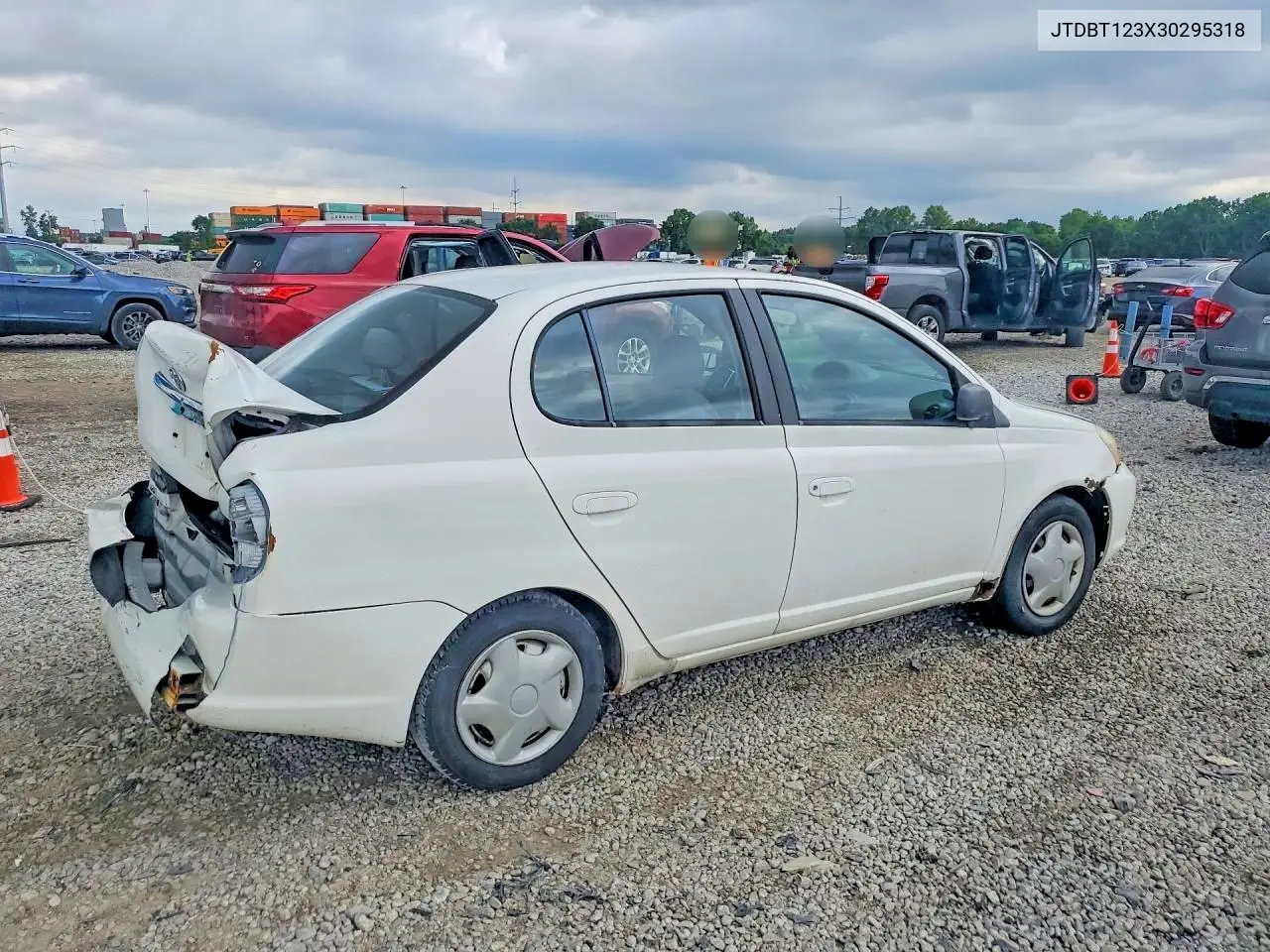 2003 Toyota Echo Base VIN: JTDBT123X30295318 Lot: 58185916