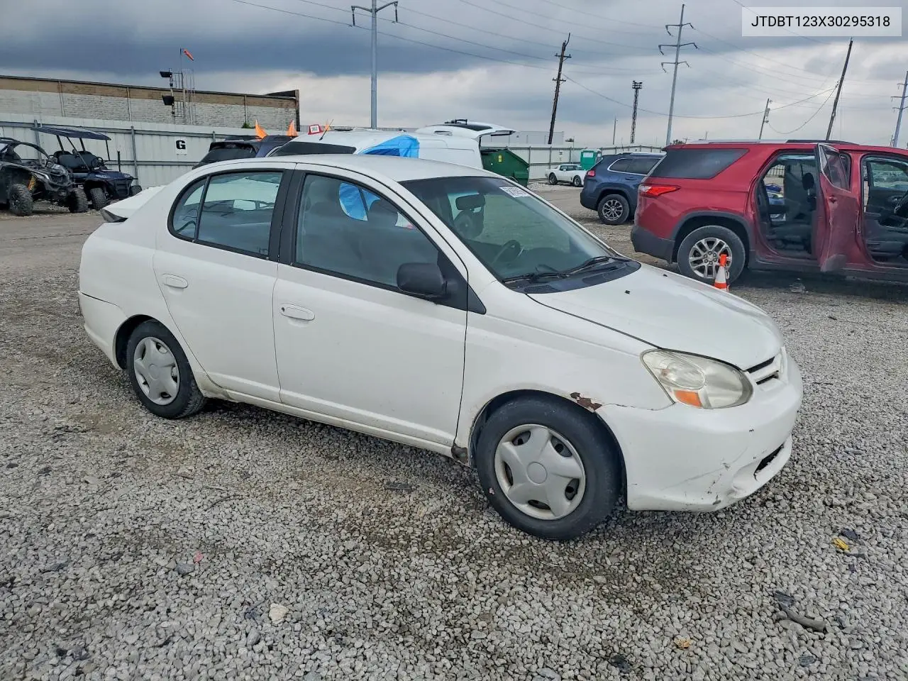 2003 Toyota Echo Base VIN: JTDBT123X30295318 Lot: 58185916