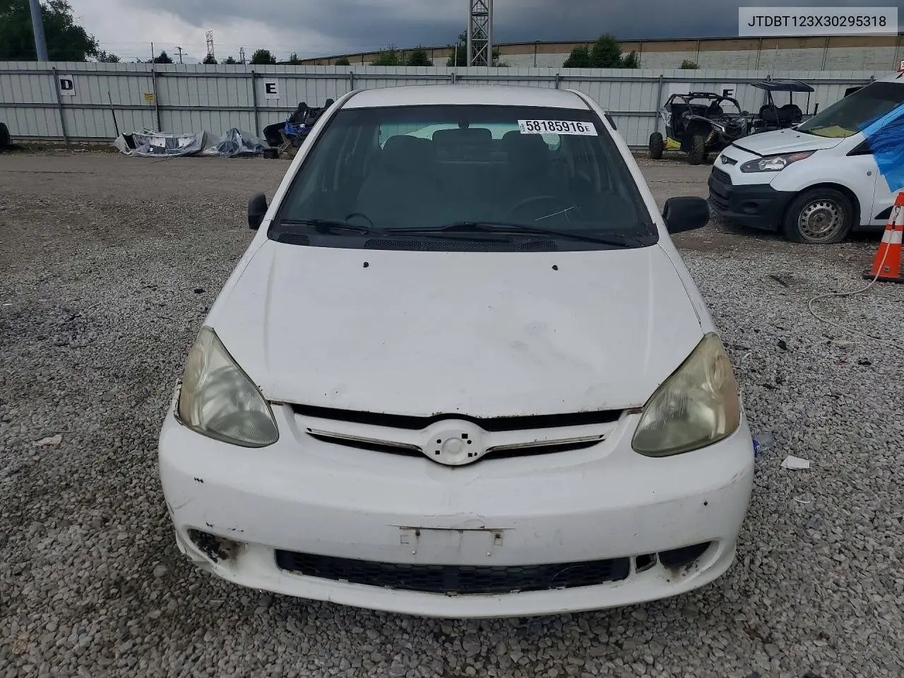 2003 Toyota Echo Base VIN: JTDBT123X30295318 Lot: 58185916