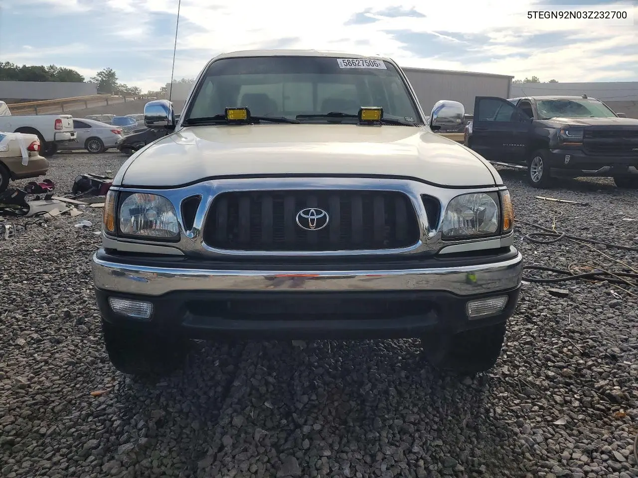 2003 Toyota Tacoma Double Cab Prerunner VIN: 5TEGN92N03Z232700 Lot: 58627506