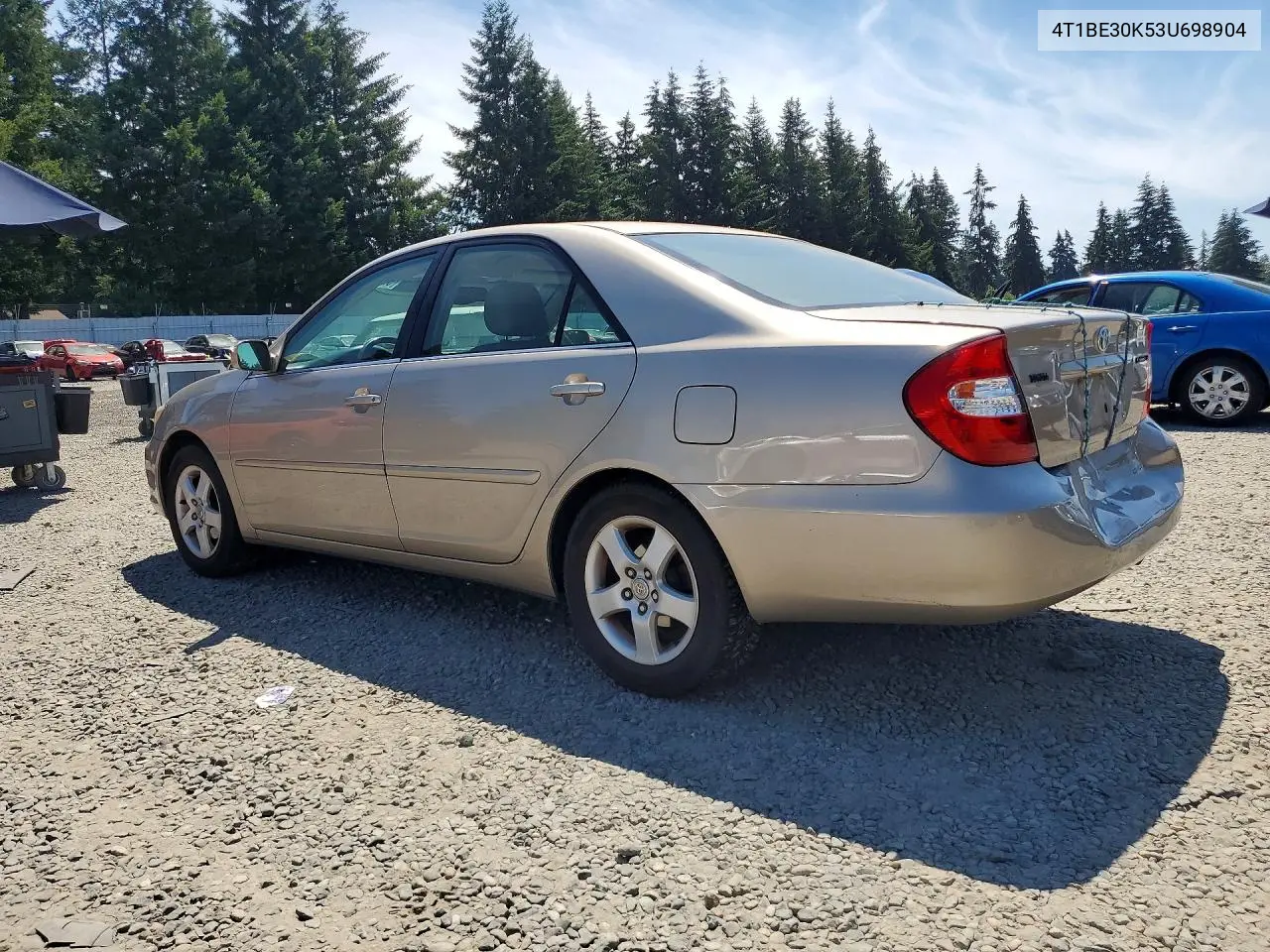 2003 Toyota Camry Se VIN: 4T1BE30K53U698904 Lot: 58640166