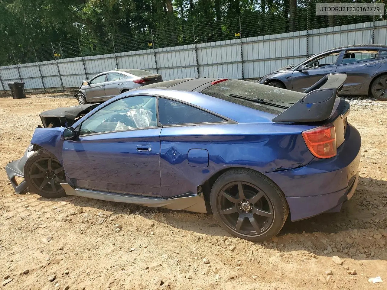 2003 Toyota Celica Gt VIN: JTDDR32T230162779 Lot: 58885456