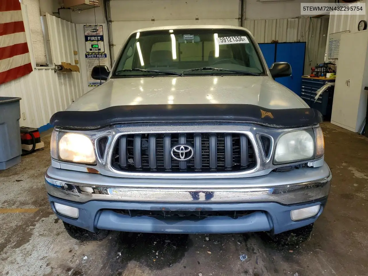 2003 Toyota Tacoma Xtracab VIN: 5TEWM72N43Z295754 Lot: 59121336