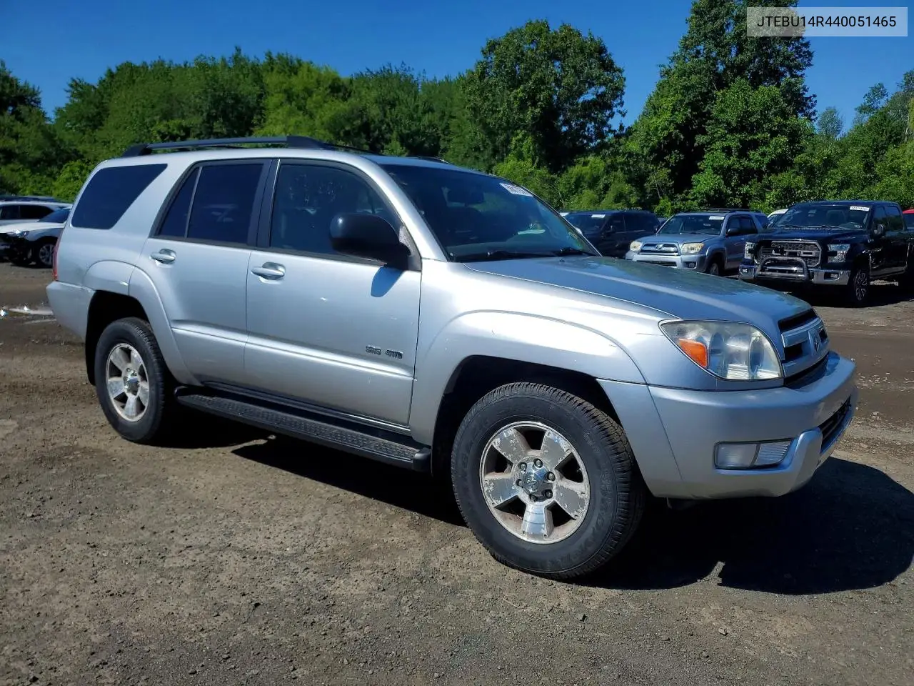 2004 Toyota 4Runner Sr5 VIN: JTEBU14R440051465 Lot: 56817236