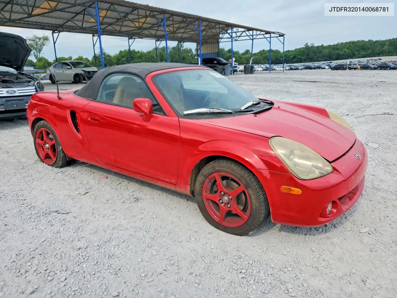 2004 Toyota Mr2 Spyder VIN: JTDFR320140068781 Lot: 57923466