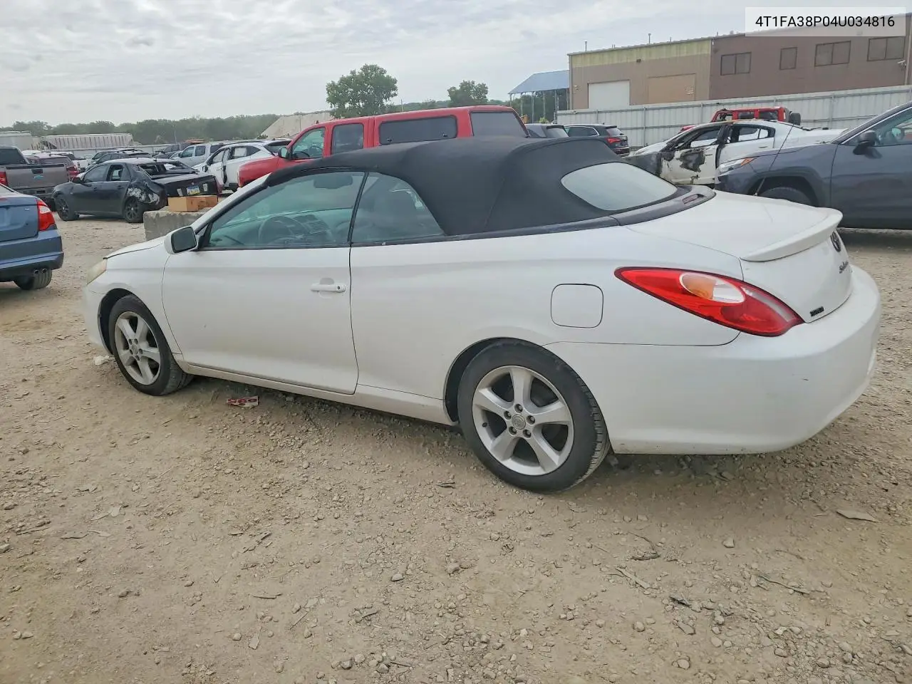 2004 Toyota Camry Solara Sle V6 VIN: 4T1FA38P04U034816 Lot: 58142486