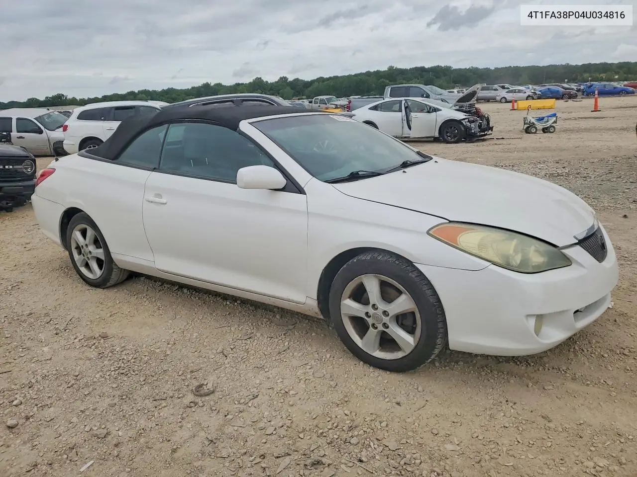 2004 Toyota Camry Solara Sle V6 VIN: 4T1FA38P04U034816 Lot: 58142486