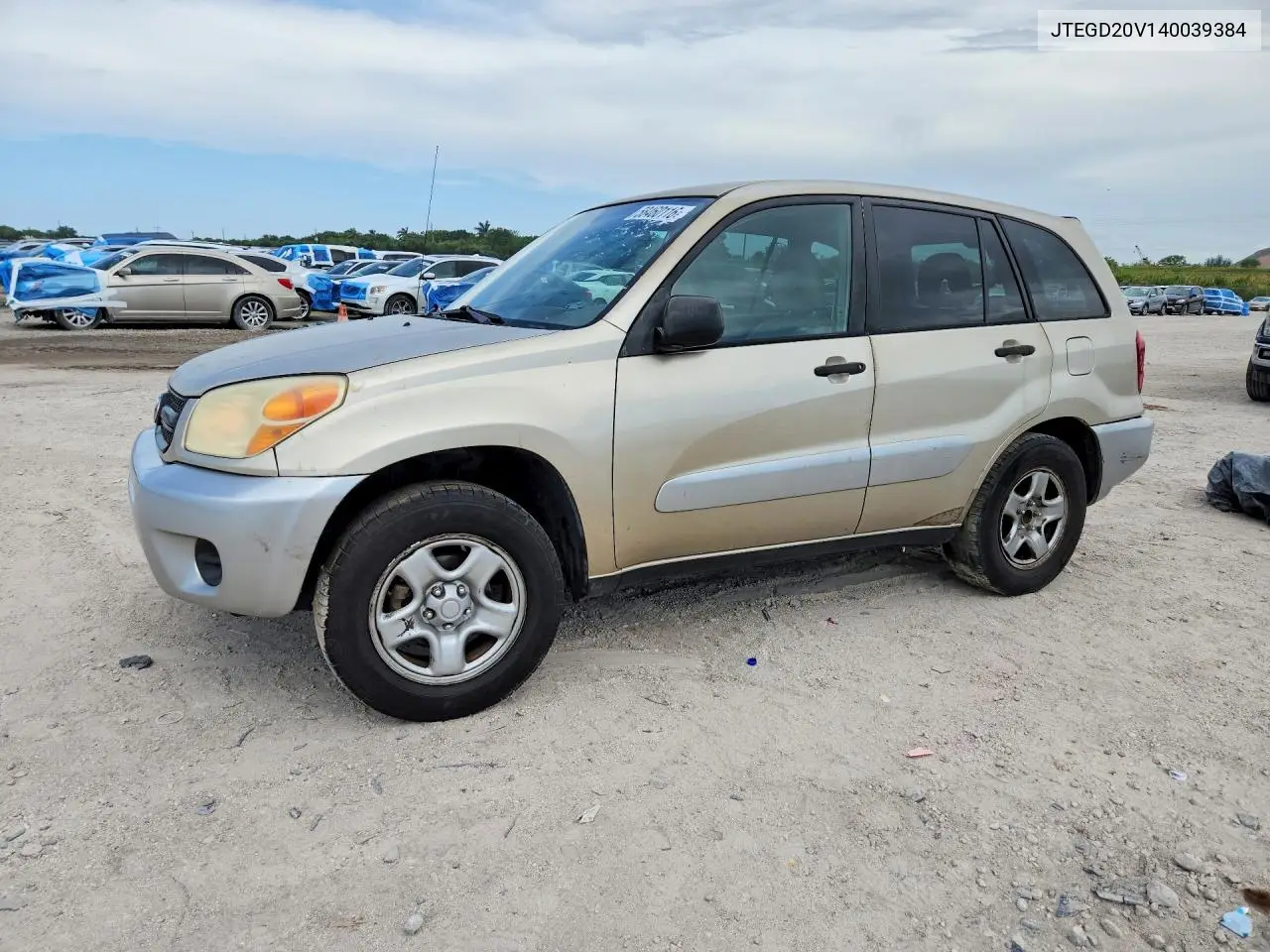 2004 Toyota Rav4 Base VIN: JTEGD20V140039384 Lot: 58460116