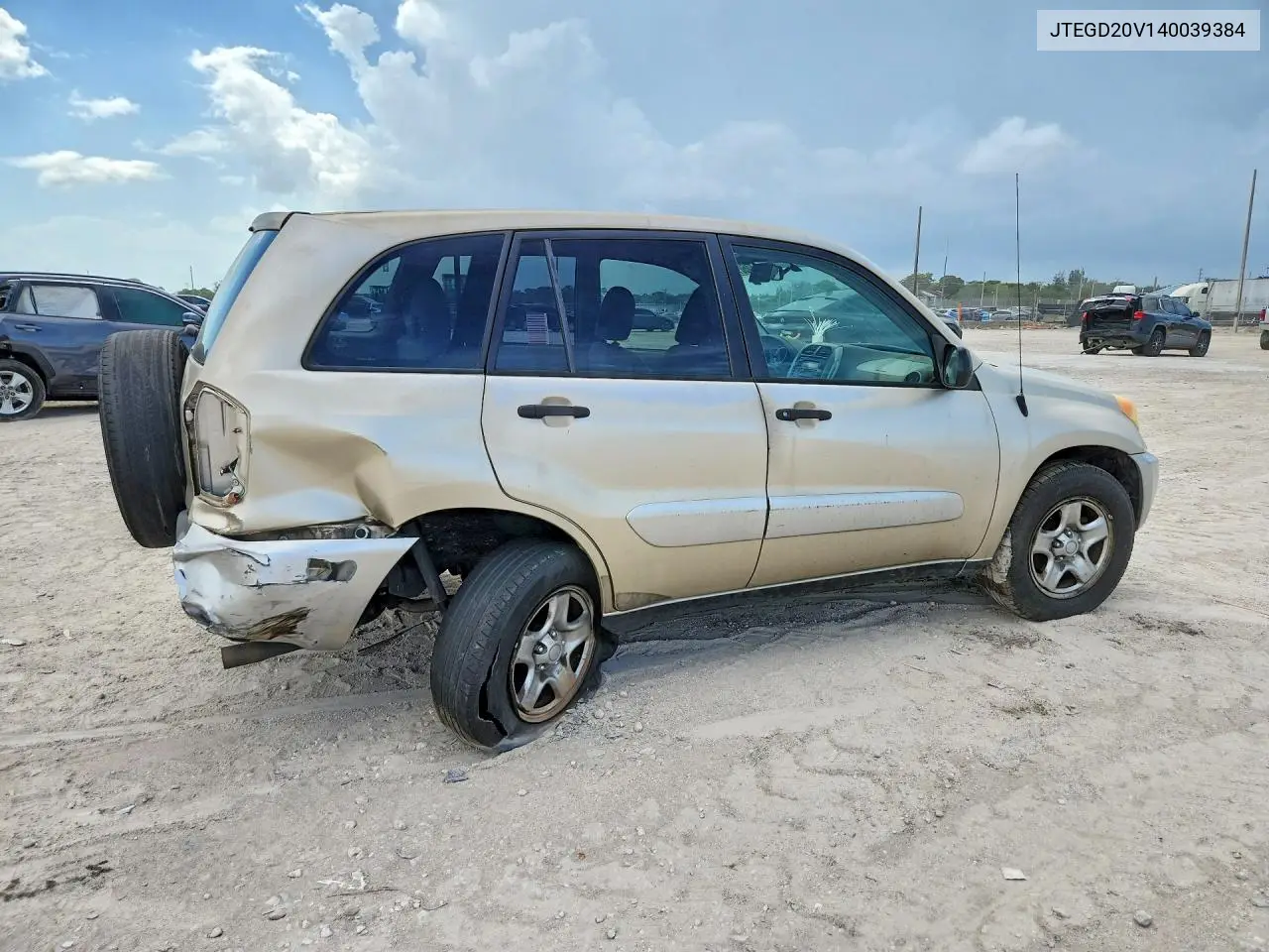 2004 Toyota Rav4 Base VIN: JTEGD20V140039384 Lot: 58460116