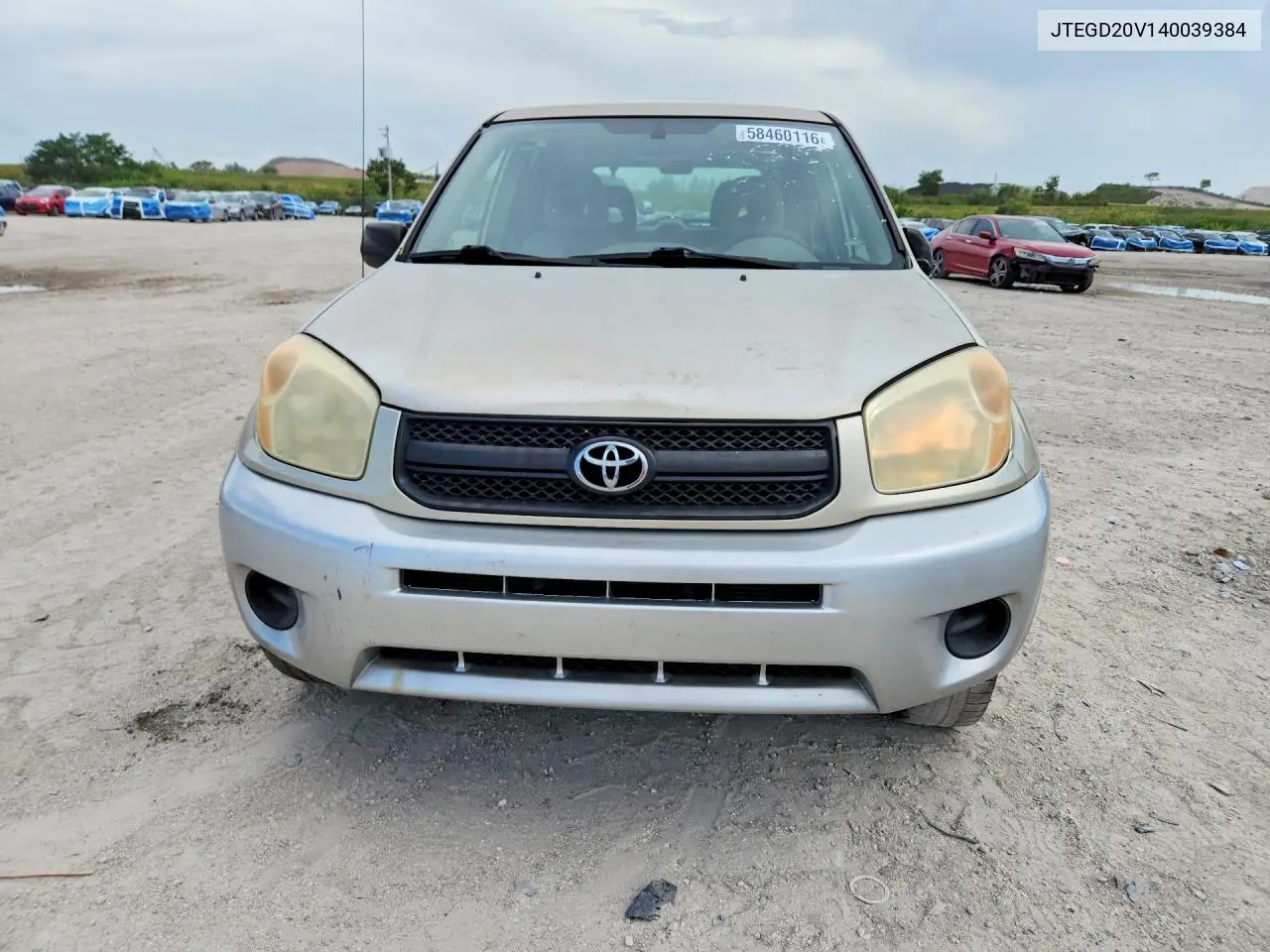 2004 Toyota Rav4 Base VIN: JTEGD20V140039384 Lot: 58460116