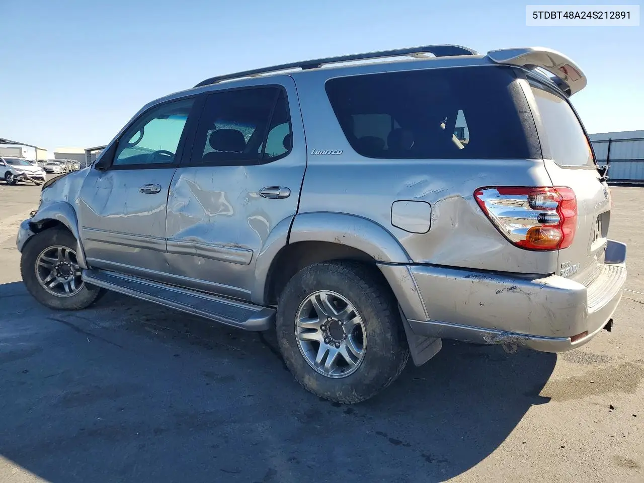 2004 Toyota Sequoia Limited VIN: 5TDBT48A24S212891 Lot: 60058686