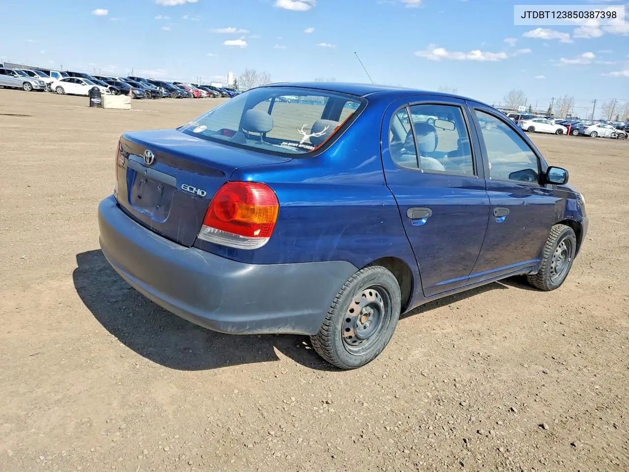 2005 Toyota Echo Base VIN: JTDBT123850387398 Lot: 51440156