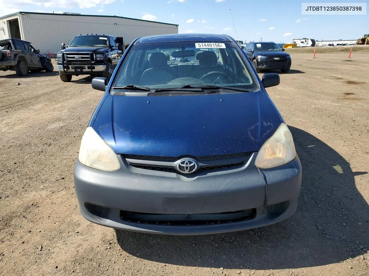 2005 Toyota Echo Base VIN: JTDBT123850387398 Lot: 51440156