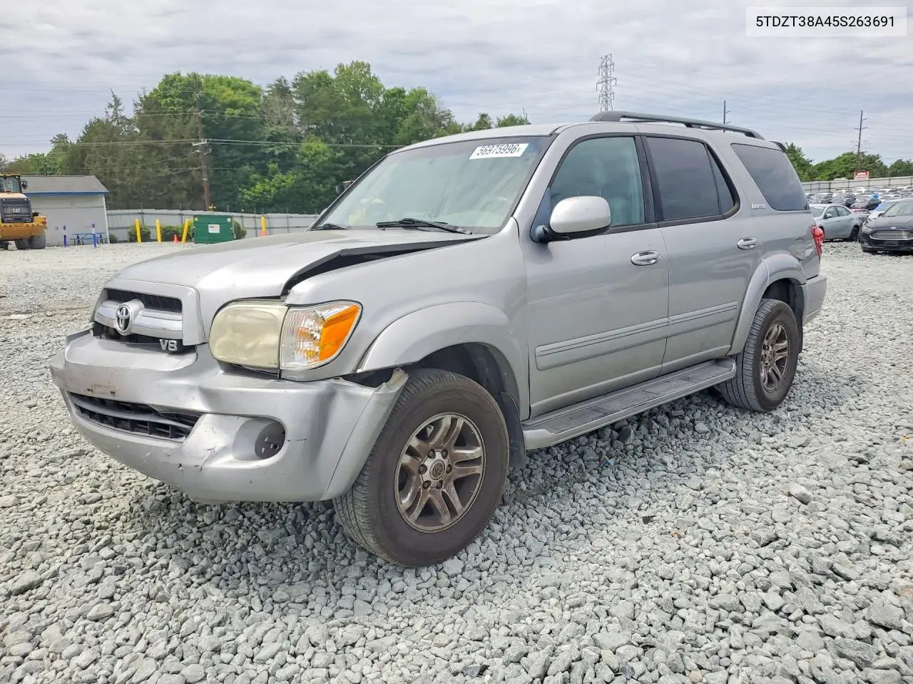 2005 Toyota Sequoia Limited VIN: 5TDZT38A45S263691 Lot: 56975996
