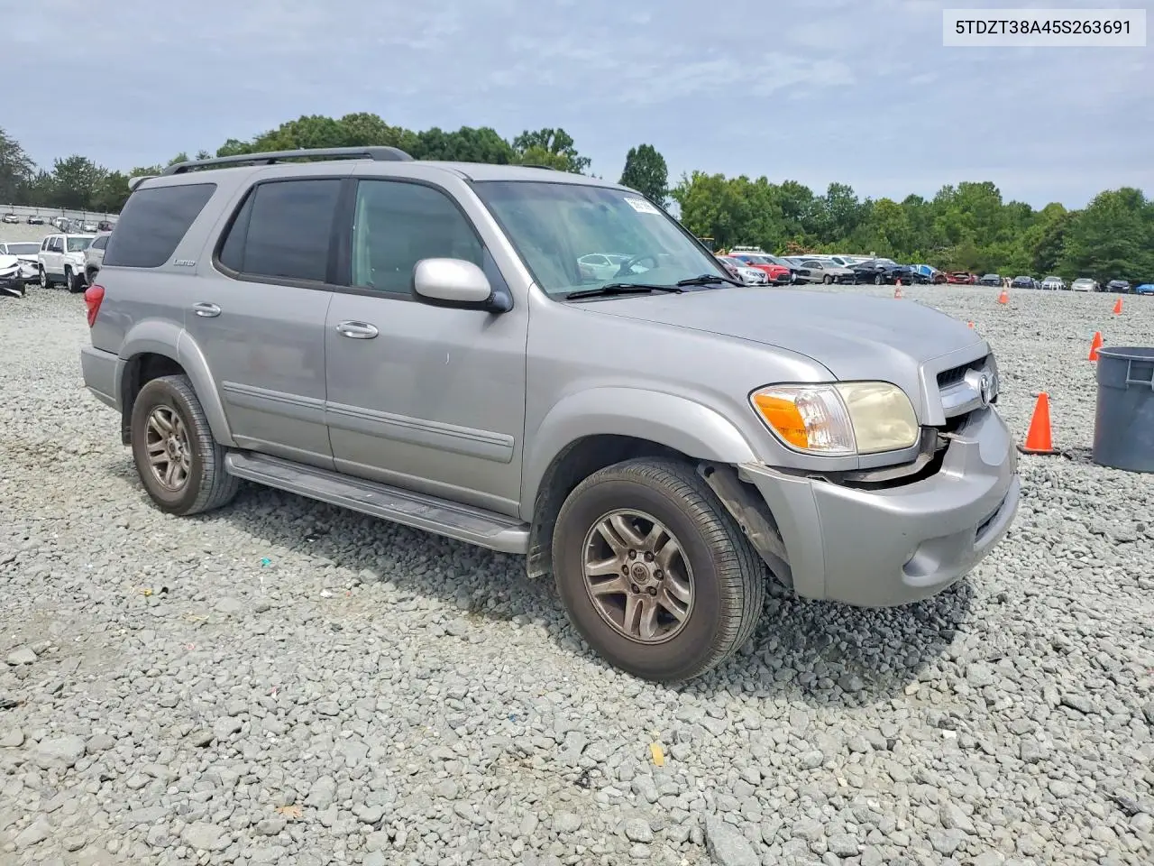 2005 Toyota Sequoia Limited VIN: 5TDZT38A45S263691 Lot: 56975996