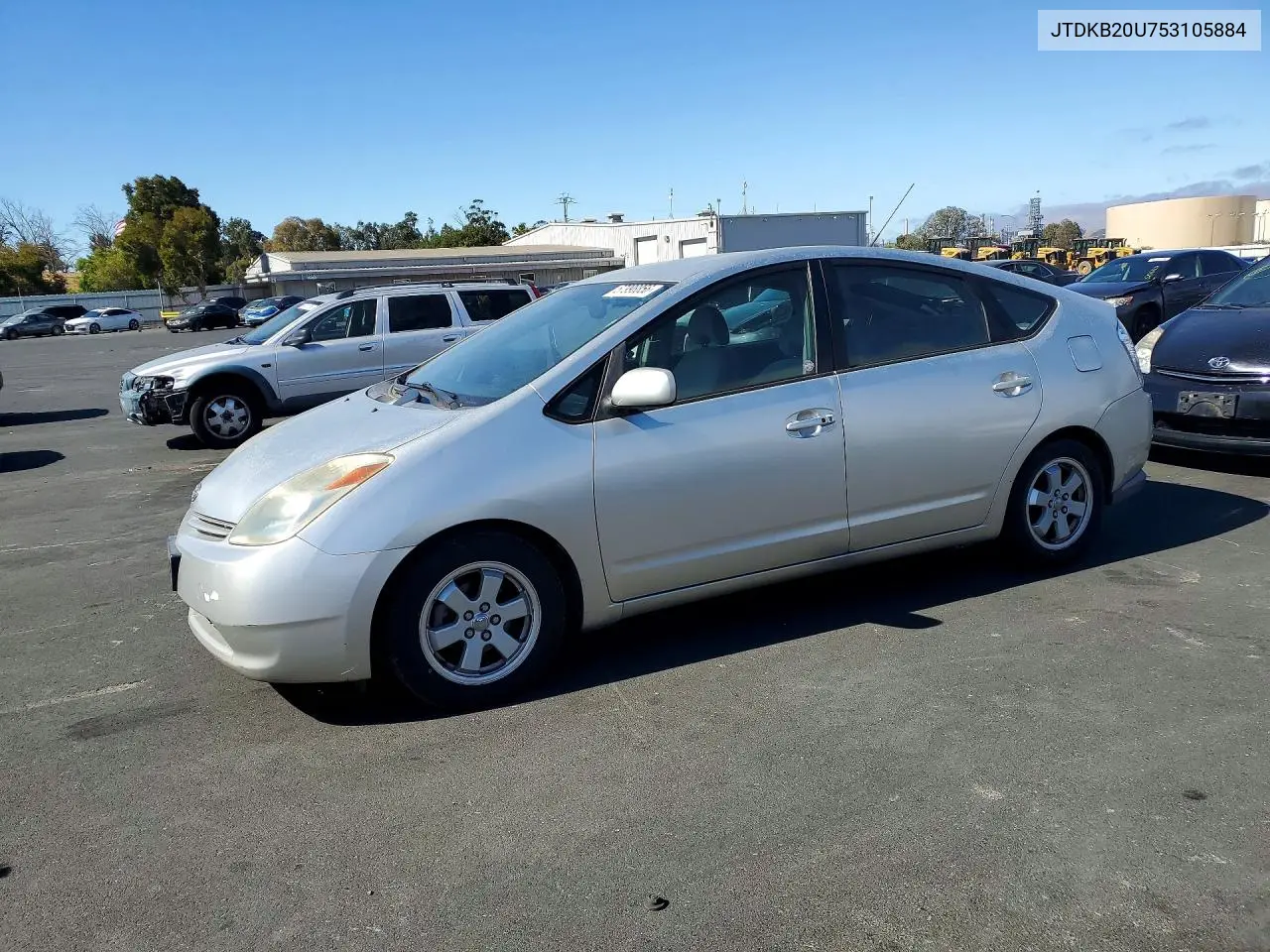 2005 Toyota Prius Base VIN: JTDKB20U753105884 Lot: 57998856