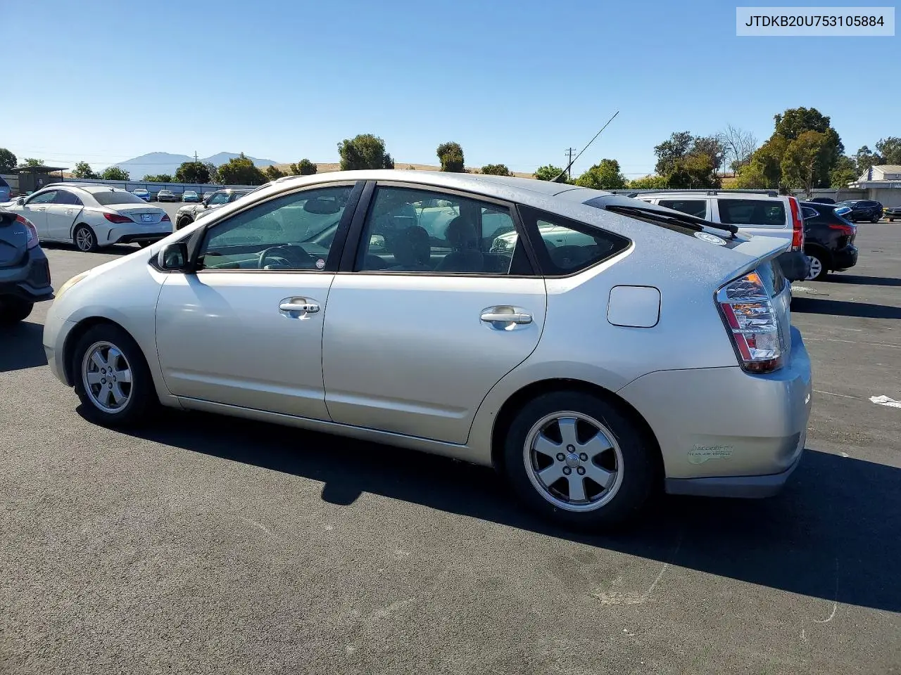 2005 Toyota Prius Base VIN: JTDKB20U753105884 Lot: 57998856