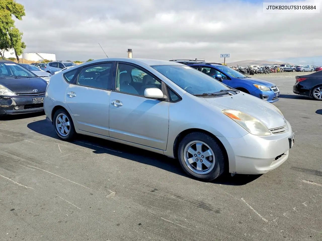 2005 Toyota Prius Base VIN: JTDKB20U753105884 Lot: 57998856