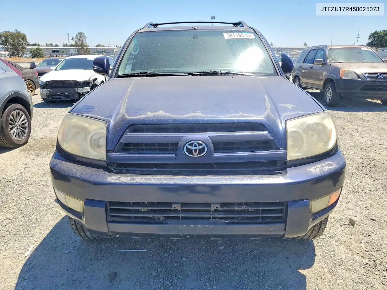 2005 Toyota 4Runner Limited VIN: JTEZU17R458025073 Lot: 58149016
