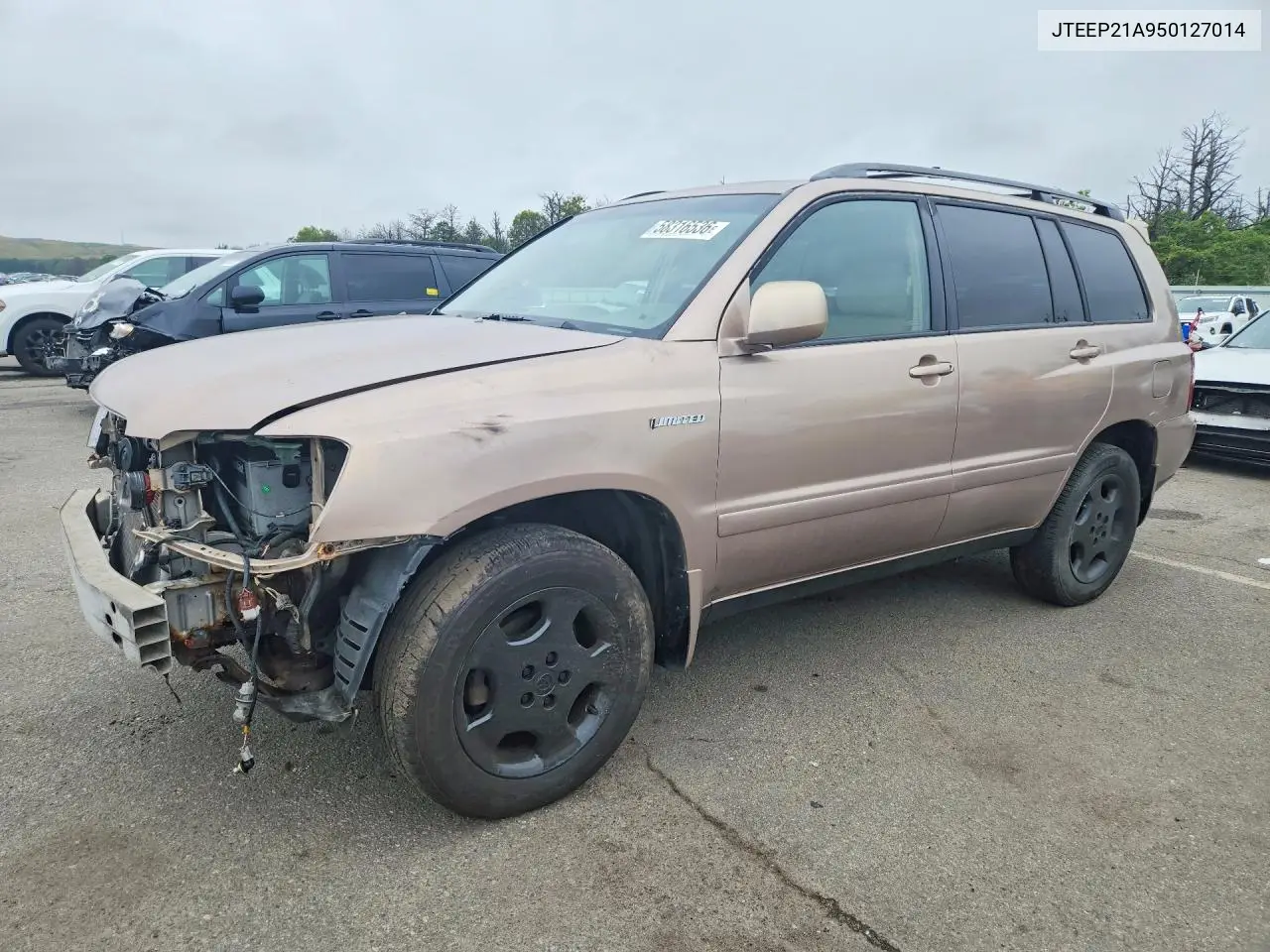 2005 Toyota Highlander Limited VIN: JTEEP21A950127014 Lot: 58316536