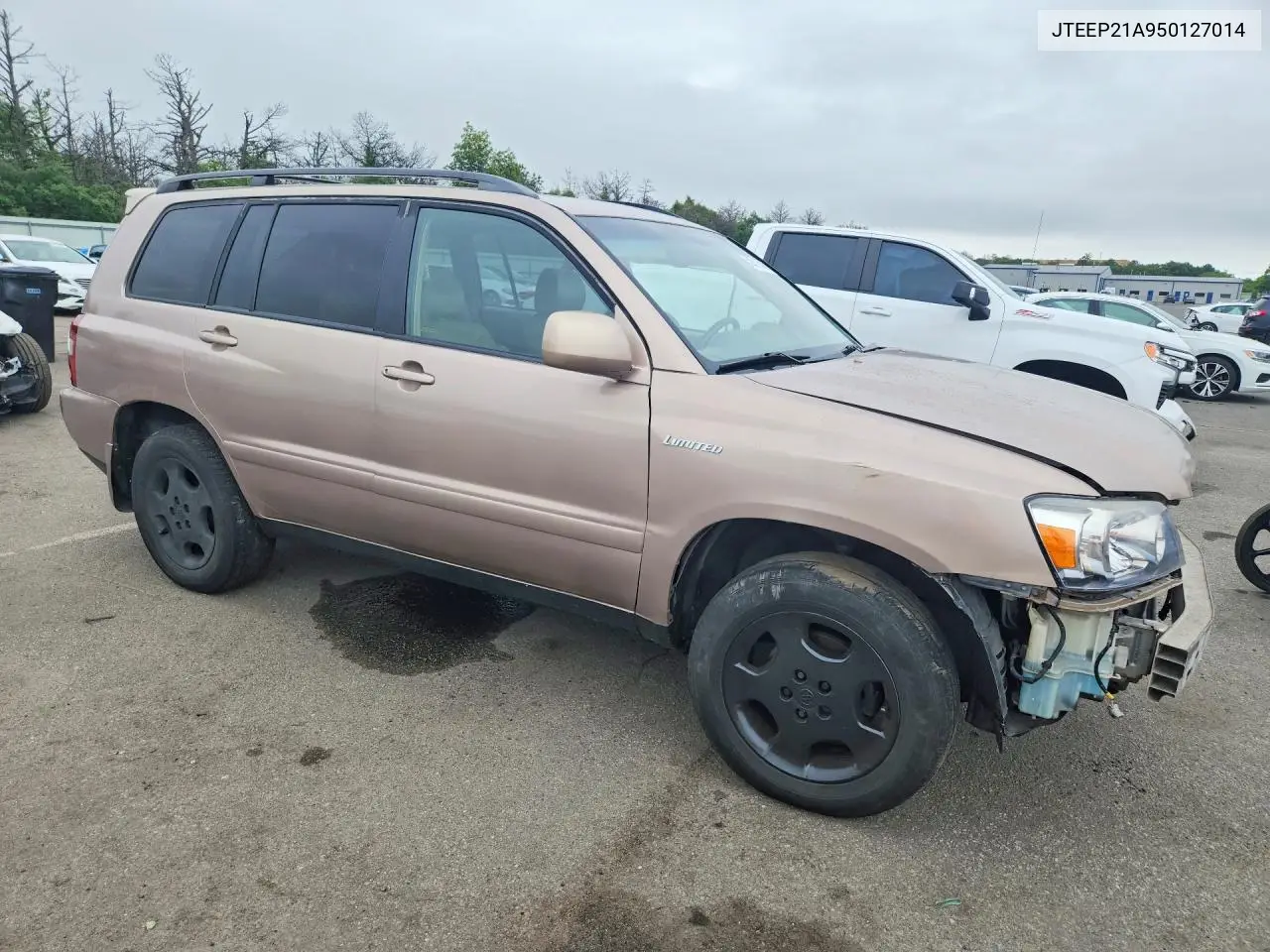 2005 Toyota Highlander Limited VIN: JTEEP21A950127014 Lot: 58316536