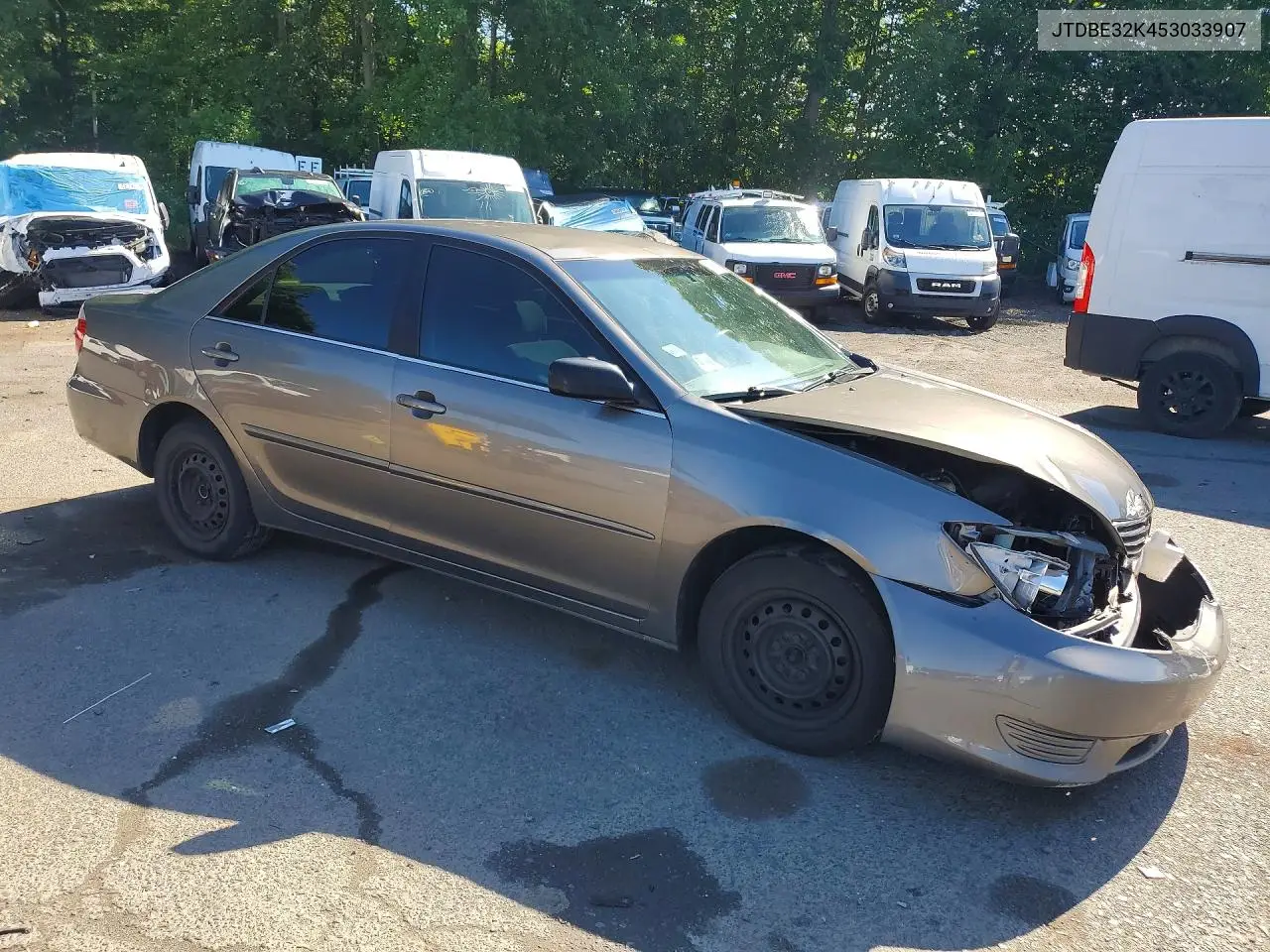 2005 Toyota Camry Standard VIN: JTDBE32K453033907 Lot: 58332306