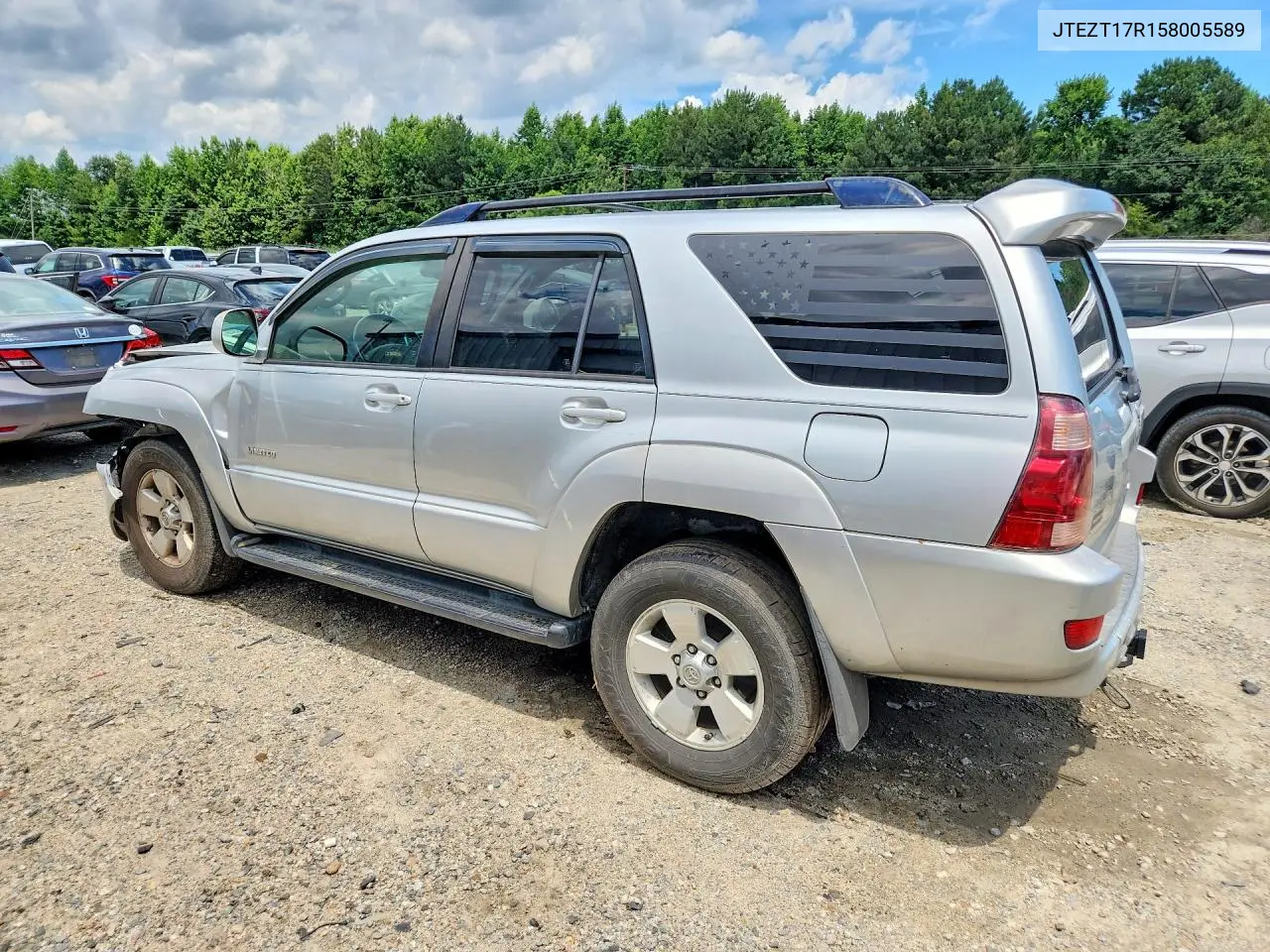 2005 Toyota 4Runner Limited VIN: JTEZT17R158005589 Lot: 58554646