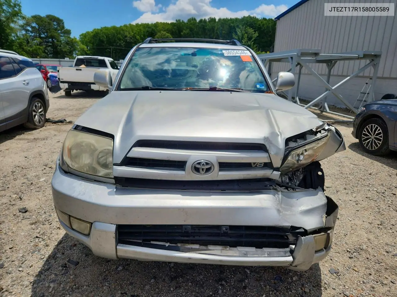 2005 Toyota 4Runner Limited VIN: JTEZT17R158005589 Lot: 58554646