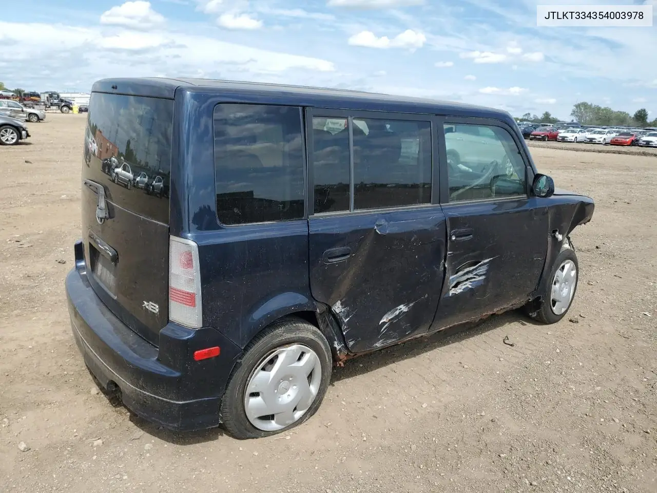 JTLKT334354003978 2005 Toyota Scion Xb