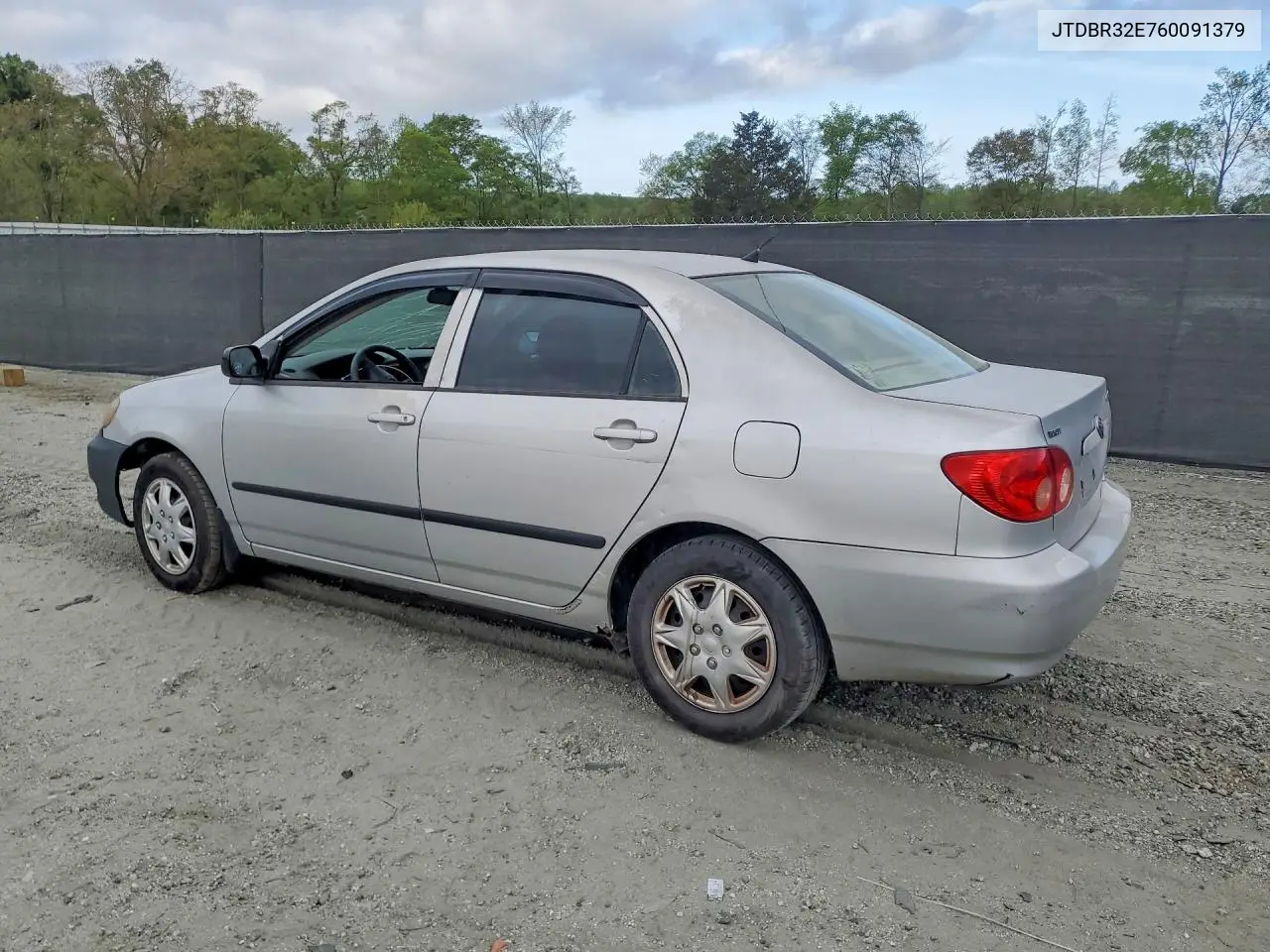 2006 Toyota Corolla Ce VIN: JTDBR32E760091379 Lot: 48450416