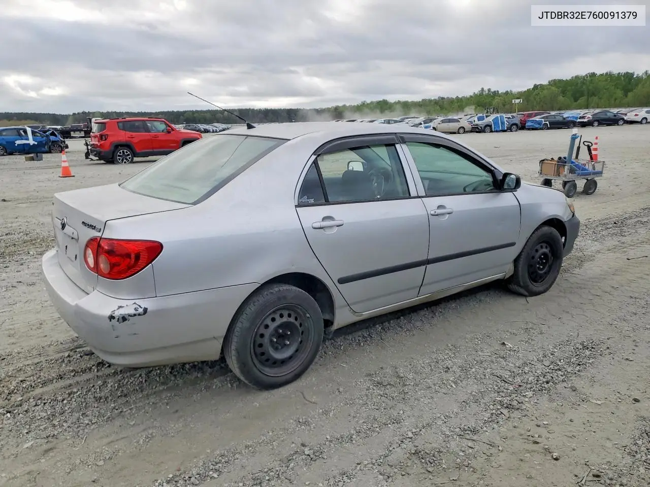 2006 Toyota Corolla Ce VIN: JTDBR32E760091379 Lot: 48450416