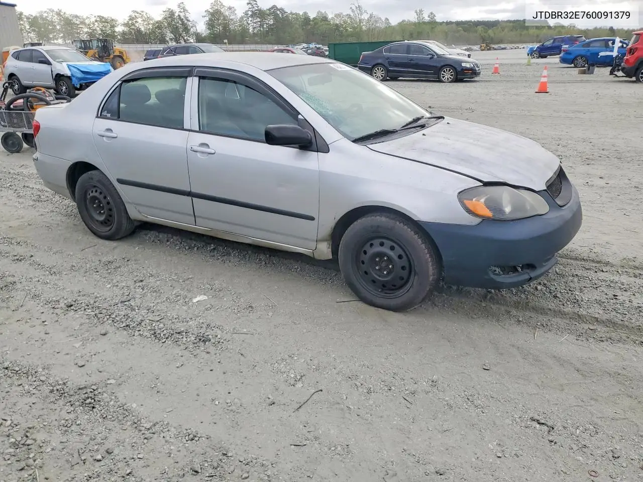2006 Toyota Corolla Ce VIN: JTDBR32E760091379 Lot: 48450416