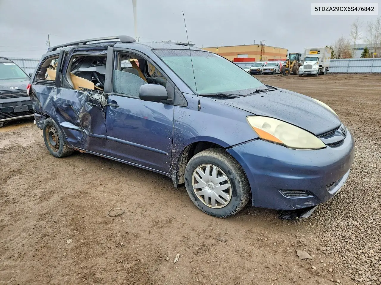 2006 Toyota Sienna VIN: 5TDZA29CX6S476842 Lot: 51546396