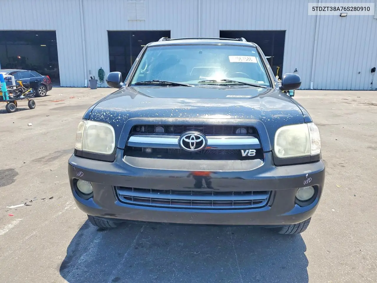 2006 Toyota Sequoia Limited VIN: 5TDZT38A76S280910 Lot: 57061586