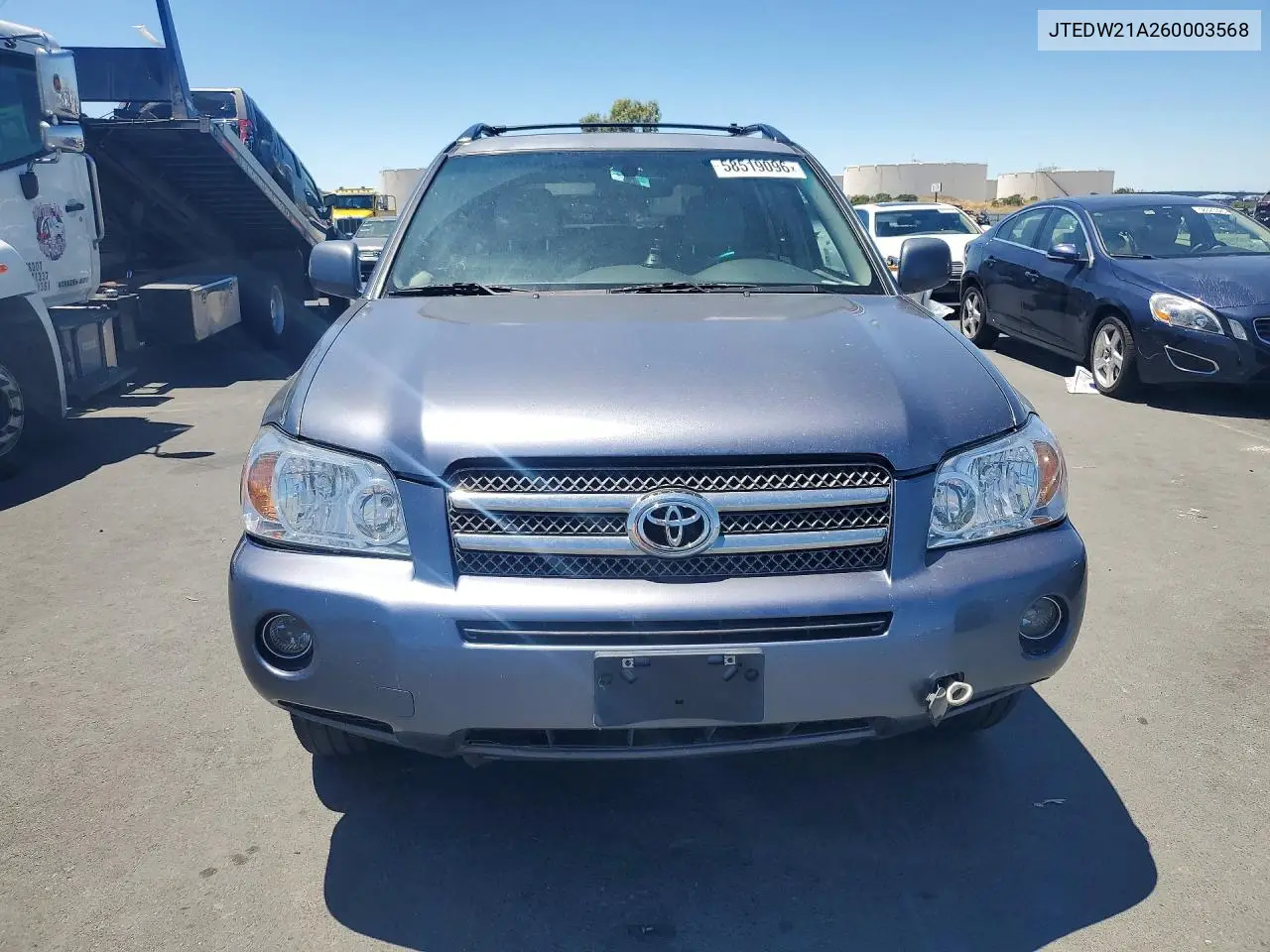 2006 Toyota Highlander Hybrid VIN: JTEDW21A260003568 Lot: 58519096