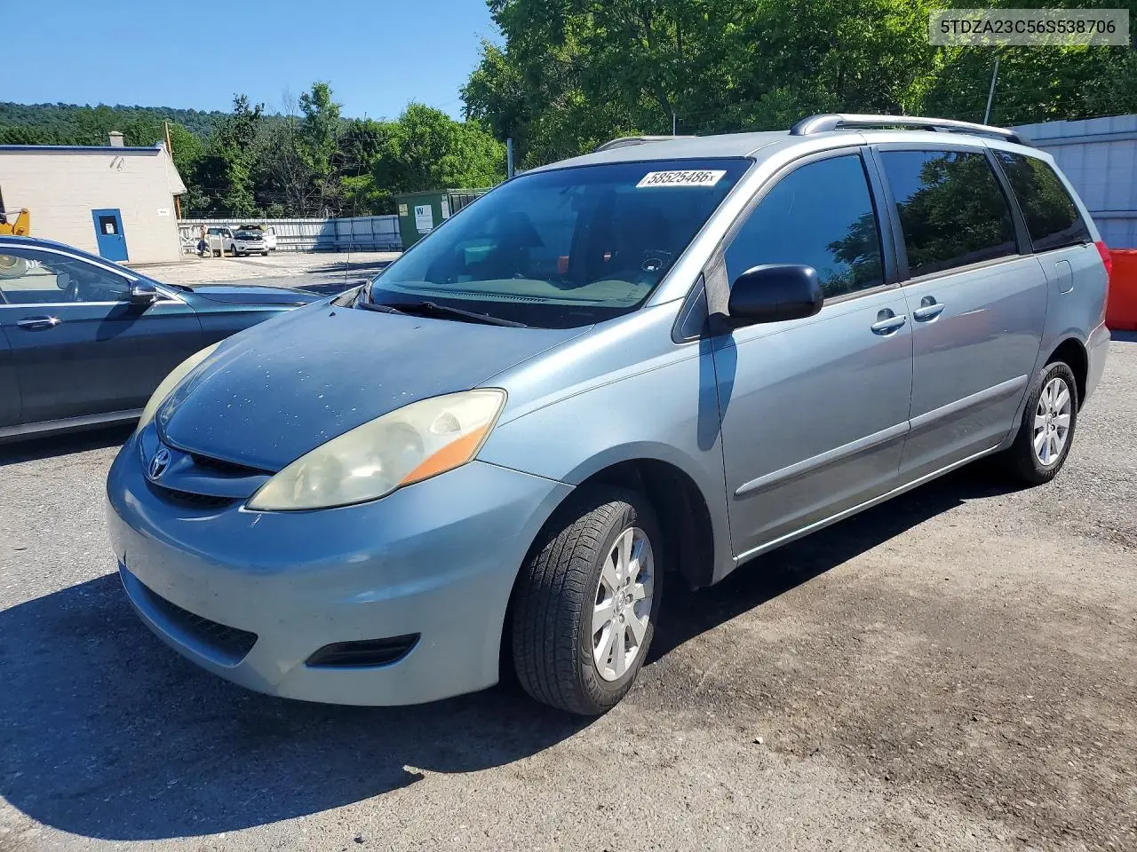 2006 Toyota Sienna Le 7 Passenger VIN: 5TDZA23C56S538706 Lot: 58525486