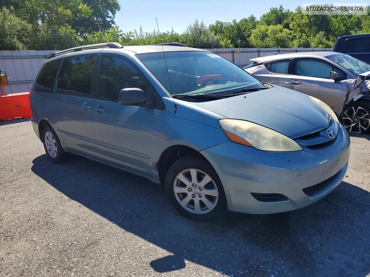 2006 Toyota Sienna Le 7 Passenger VIN: 5TDZA23C56S538706 Lot: 58525486