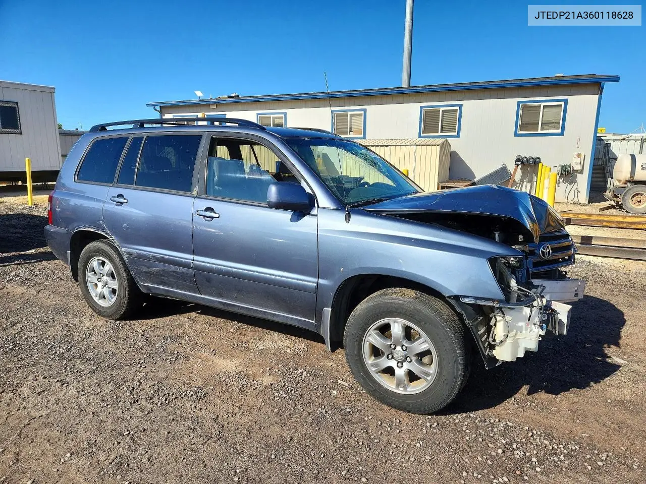 2006 Toyota Highlander Limited VIN: JTEDP21A360118628 Lot: 58621496