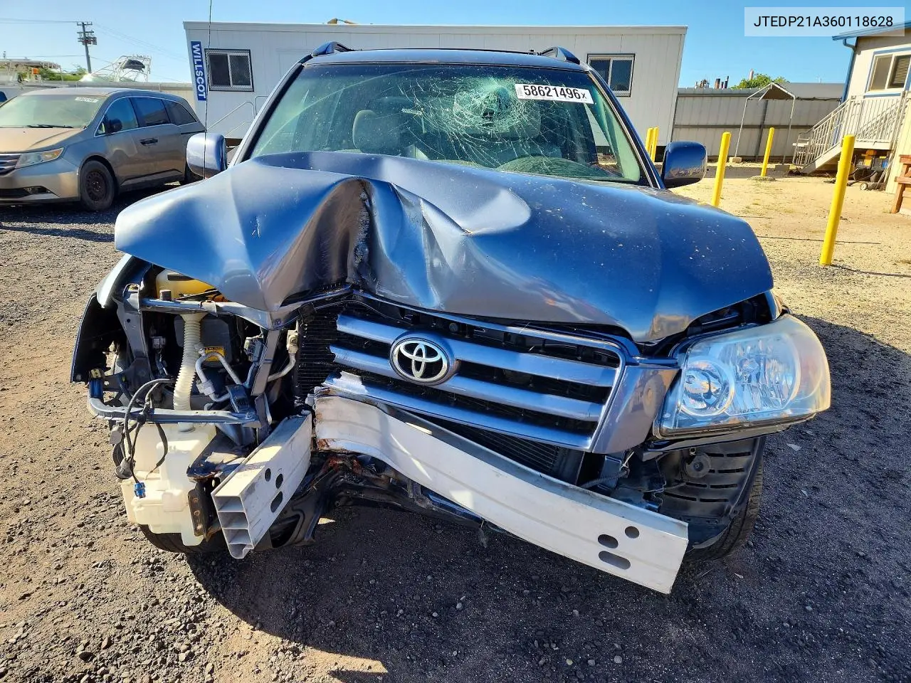 2006 Toyota Highlander Limited VIN: JTEDP21A360118628 Lot: 58621496