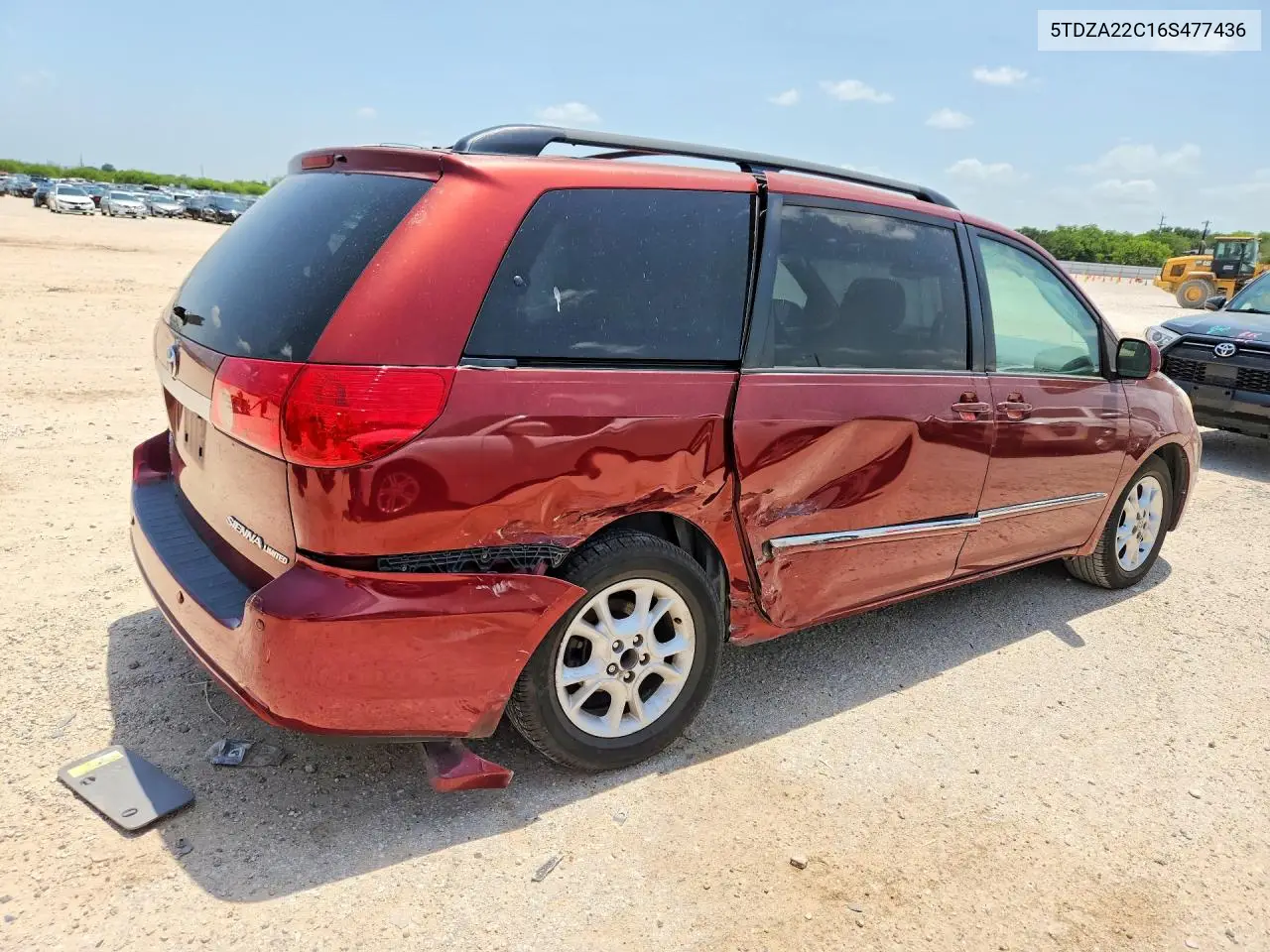 2006 Toyota Sienna Xle Limited 7 Passenger VIN: 5TDZA22C16S477436 Lot: 58901816