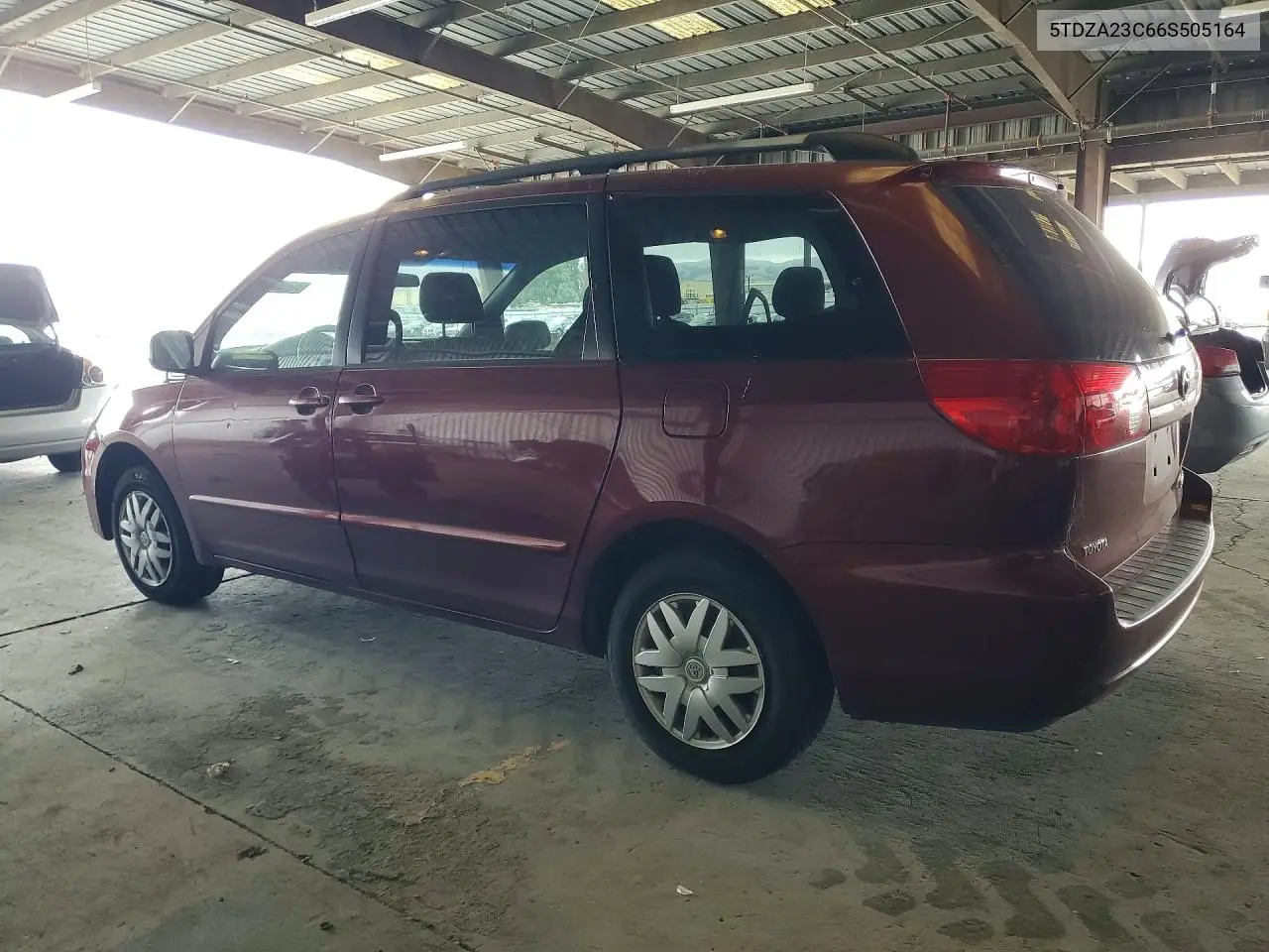 2006 Toyota Sienna Le 7 Passenger VIN: 5TDZA23C66S505164 Lot: 59245546