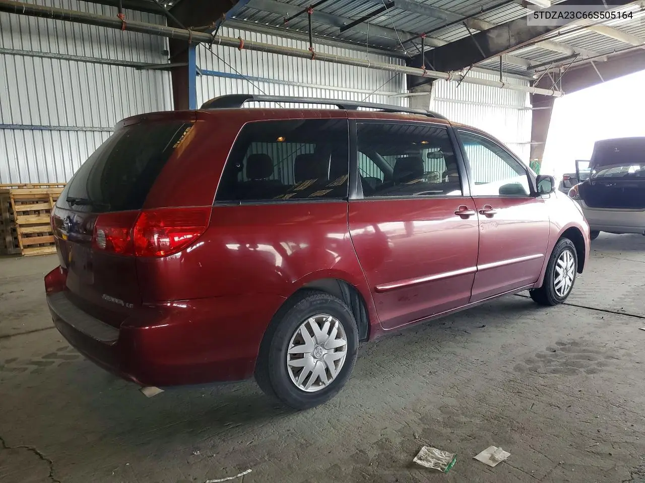 2006 Toyota Sienna Le 7 Passenger VIN: 5TDZA23C66S505164 Lot: 59245546