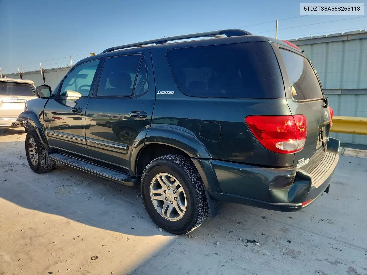 2006 Toyota Sequoia Limited VIN: 5TDZT38A56S265113 Lot: 59368776
