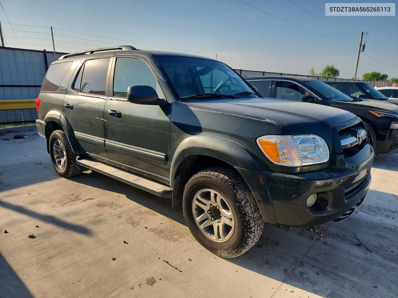 2006 Toyota Sequoia Limited VIN: 5TDZT38A56S265113 Lot: 59368776