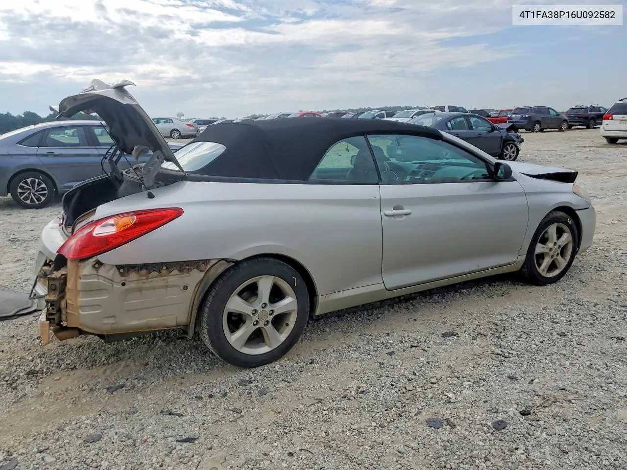 2006 Toyota Camry Solara Se V6 VIN: 4T1FA38P16U092582 Lot: 59659646