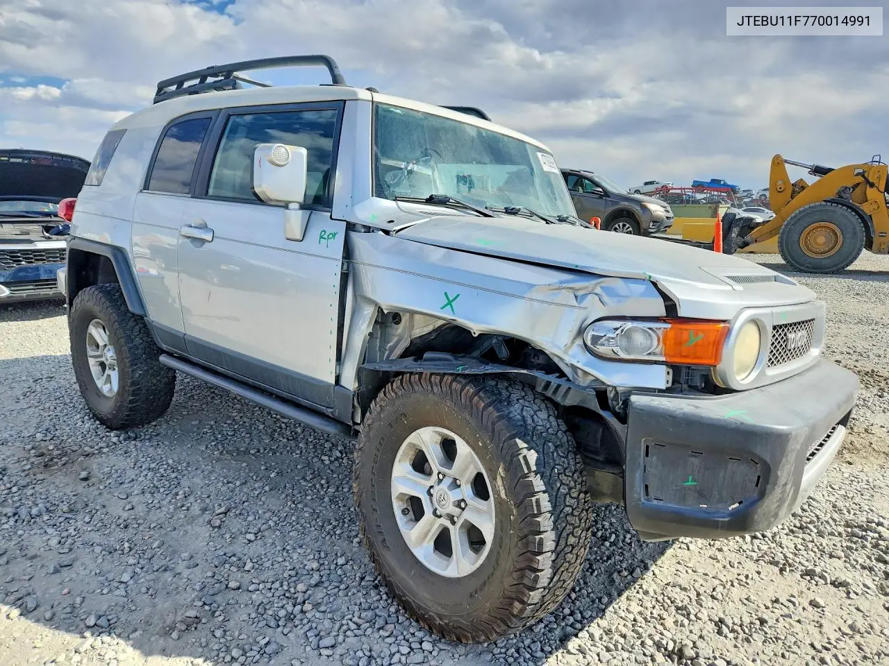 2007 Toyota Fj Cruiser Base VIN: JTEBU11F770014991 Lot: 47089896