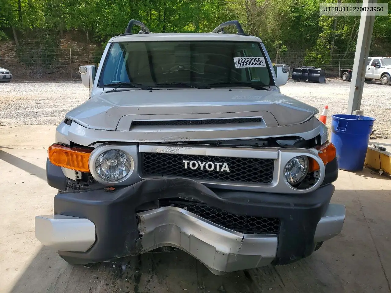 2007 Toyota Fj Cruiser Base VIN: JTEBU11F270073950 Lot: 49950356